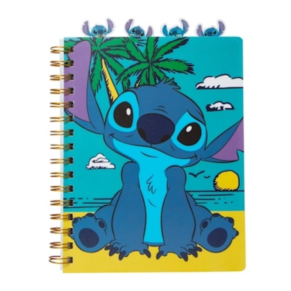 Stitch Spiral Notebook with Tabs